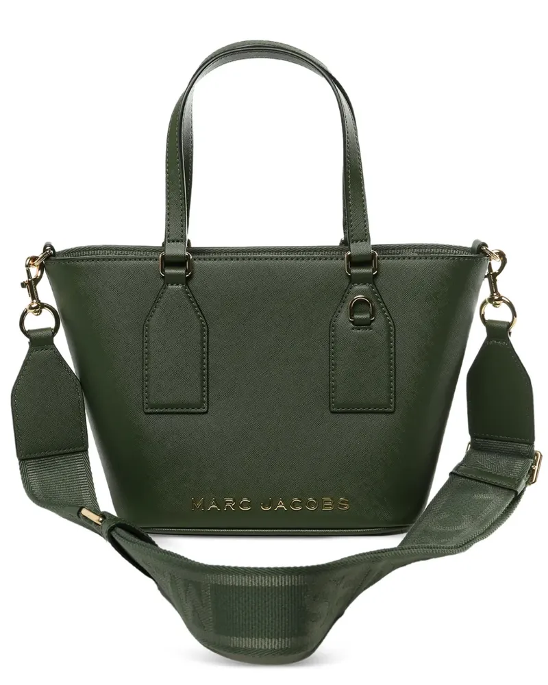 Marc Jacobs Shopper mit Logo-Schild - Grün Grün