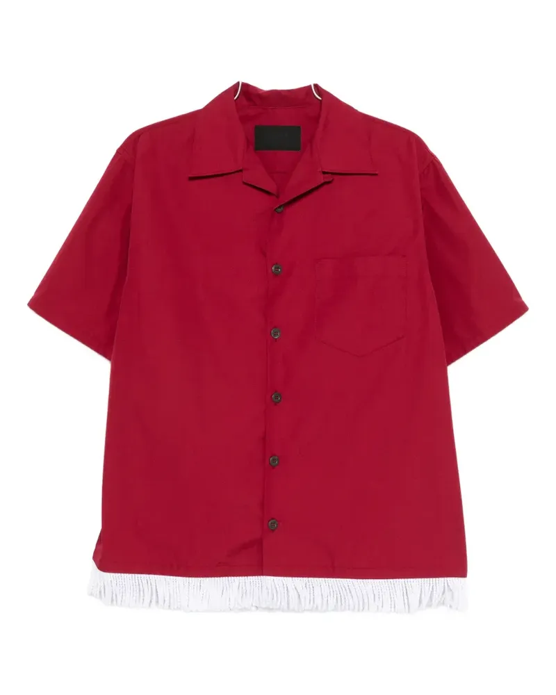 Prada patch-pocket short-sleeve shirt - Rot Rot