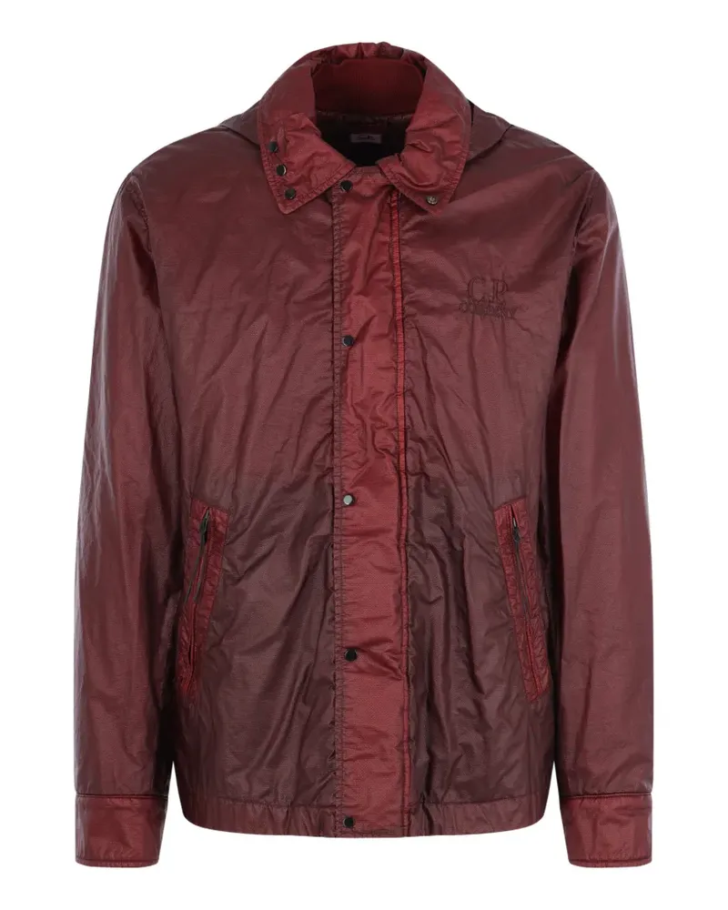 C.P. Company Goggle-detail hooded coat - Rot Rot