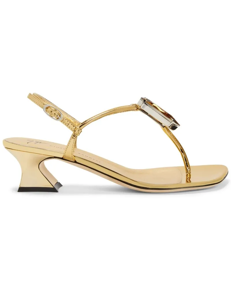 Giuseppe Zanotti Sandalen mit Strass - Gold Gold