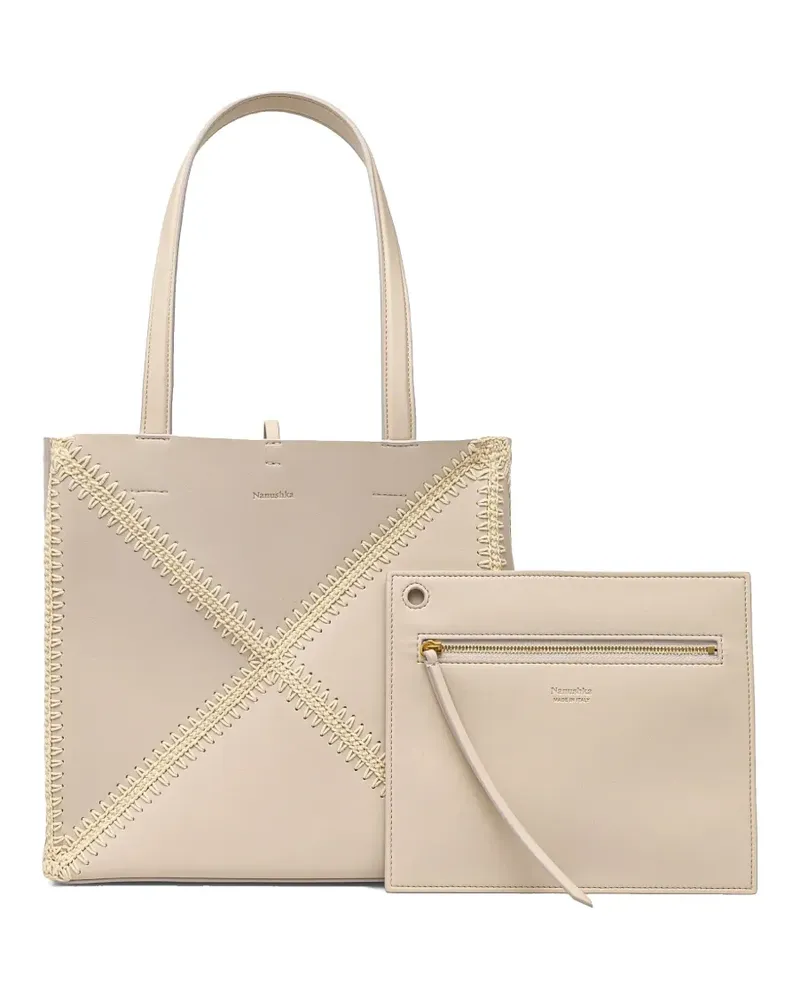 Nanushka The Origami Tote Bag - Nude Nude