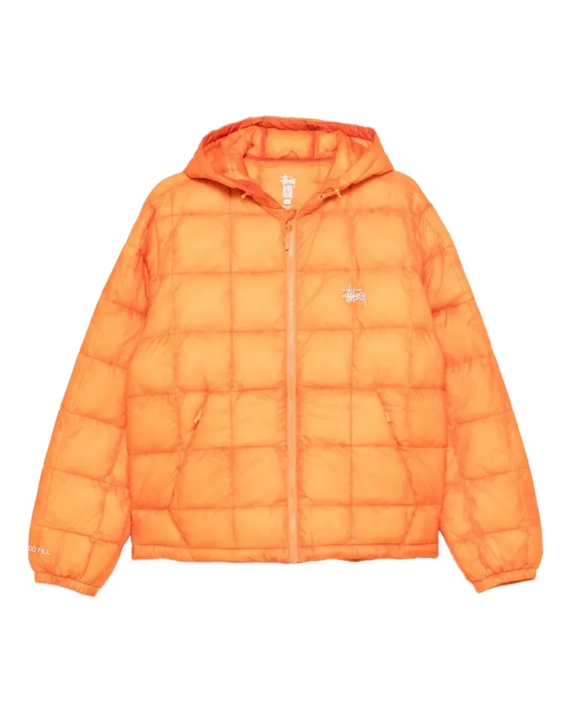 Stüssy Gesteppte Kapuzenjacke - Orange Orange