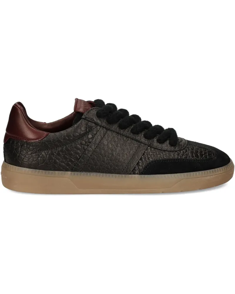 Kennel & Schmenger croc-effect lace-up sneakers - Schwarz Schwarz