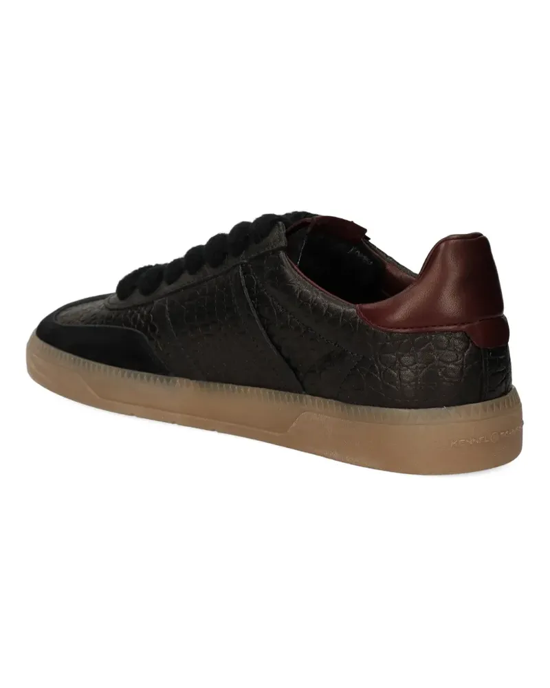 Kennel & Schmenger croc-effect lace-up sneakers - Schwarz Schwarz