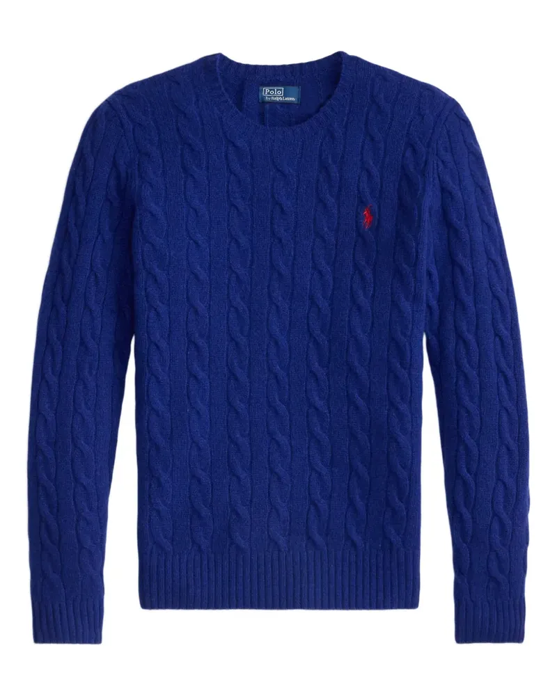 Ralph Lauren Pullover mit Zopfmuster - Blau Blau