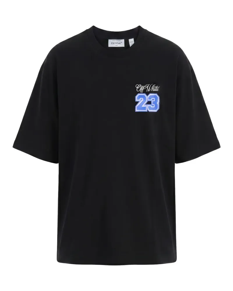 OFF-WHITE T-Shirt mit grafischem Print - Schwarz Schwarz