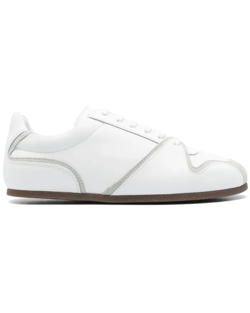 Moschino Sneakers aus Leder - Weiß Weiß