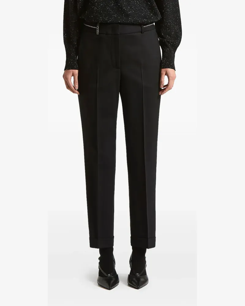 Peserico pressed crease trousers - Schwarz Schwarz