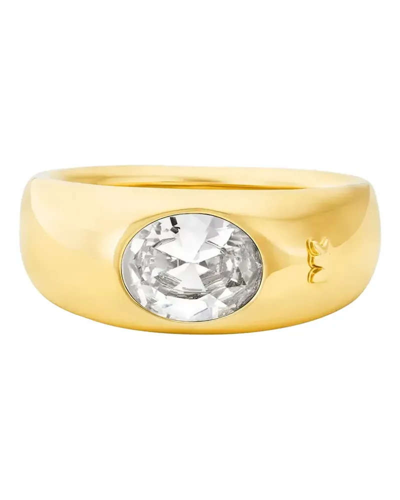 Michael Kors oval-stone ring - Gold Gold