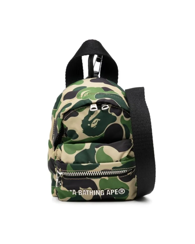 BAPE Rucksack mit ABC Camo-Print - Grün Grün