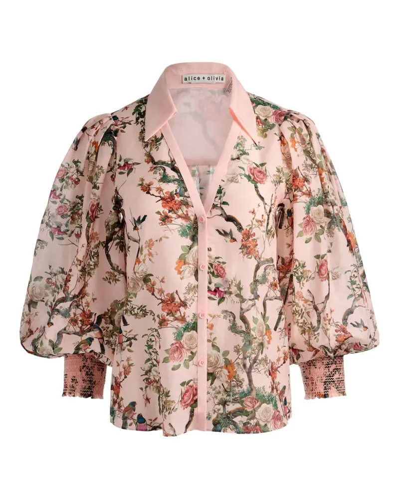 Alice + Olivia Charis floral-print blouse - Rosa Rosa