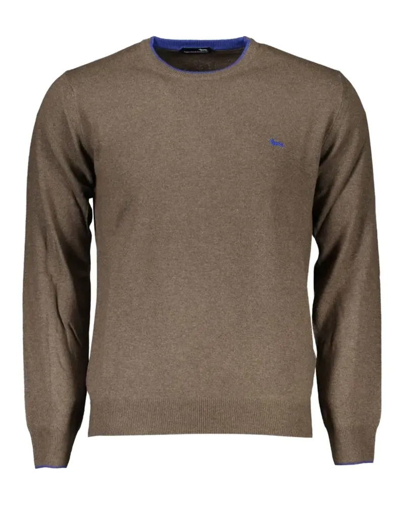 Harmont & Blaine embroidered-logo crew-neck sweater - Braun Braun