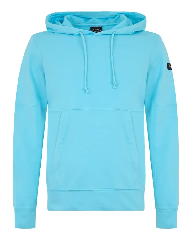 Paul & Shark cotton hoodie - Blau Blau