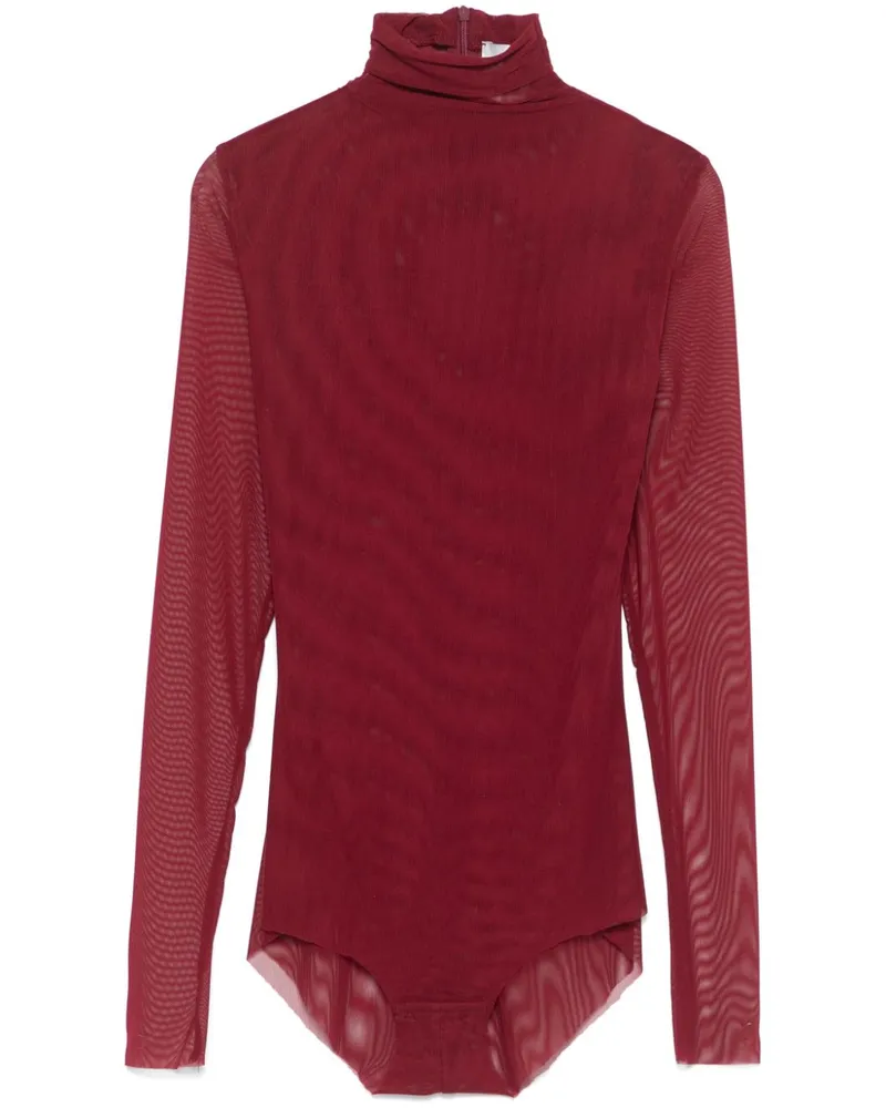 ATU Body Couture Body aus Mesh - Rot Rot