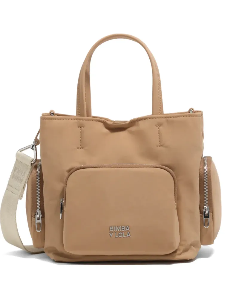BIMBA Y LOLA Kleine Umhängetasche mit Tasche - Braun Braun