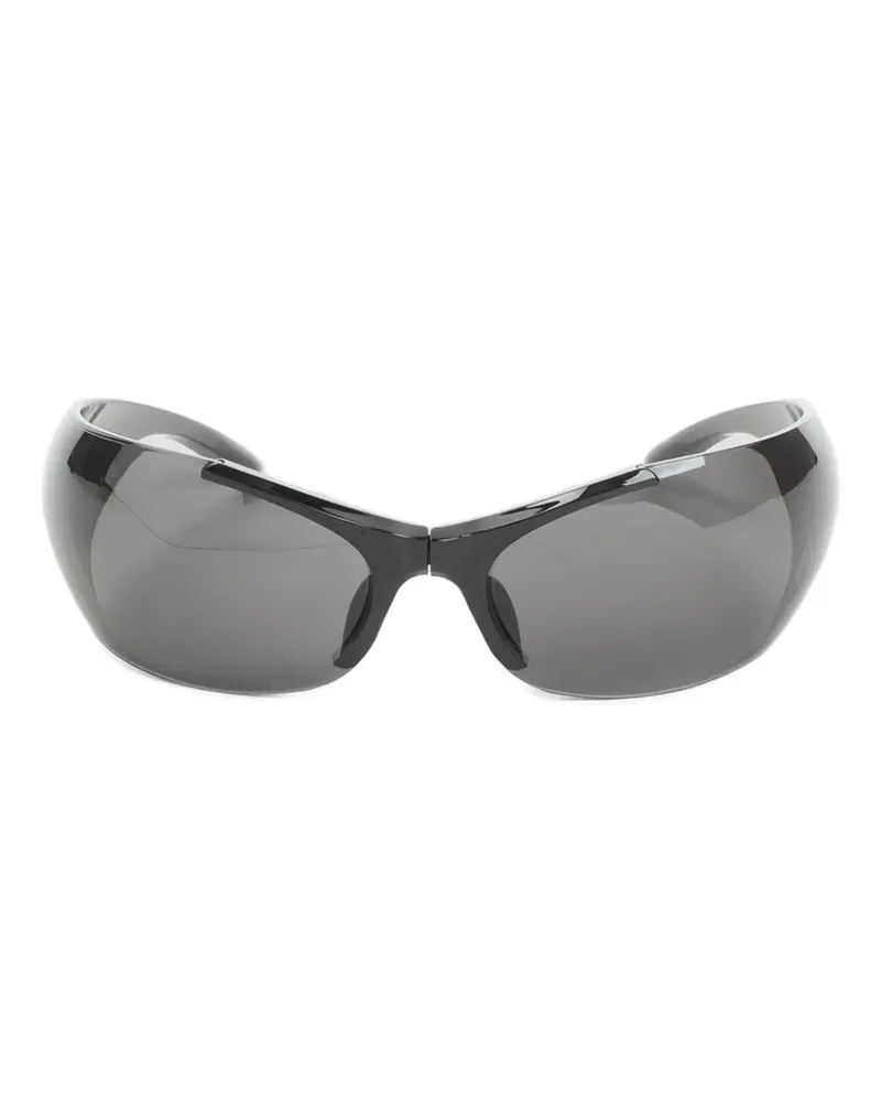 Balenciaga Afterhour oval-frame sunglasses - Schwarz Schwarz