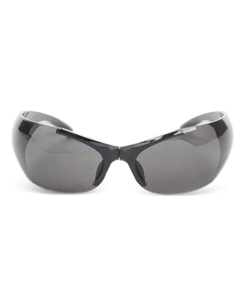 Balenciaga Afterhour oval-frame sunglasses - Schwarz Schwarz