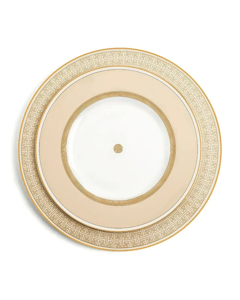 Shanghai Tang Geometrischer Tang Shou Teller - Nude Nude