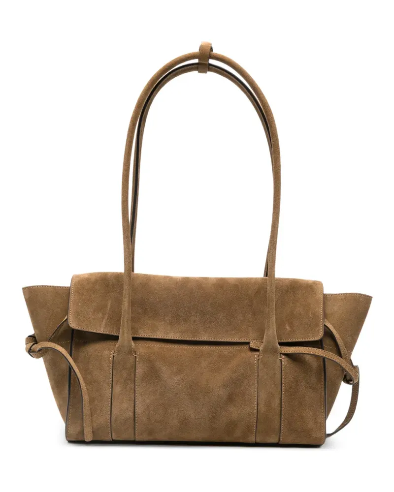 Mulberry small Bayswater flap-top tote bag - Braun Braun