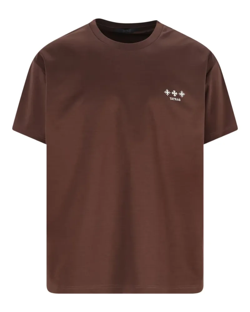 TATRAS T-Shirt mit Logo-Print - Braun Braun
