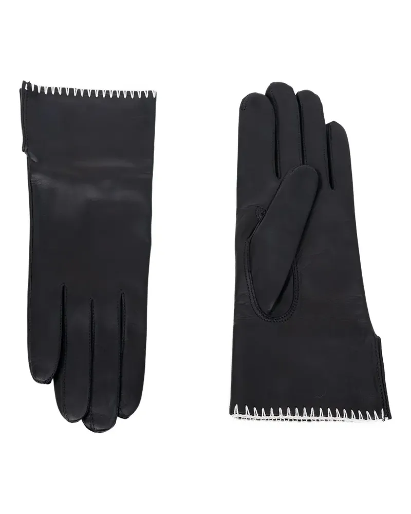 Nanushka Areli stitch gloves - Schwarz Schwarz