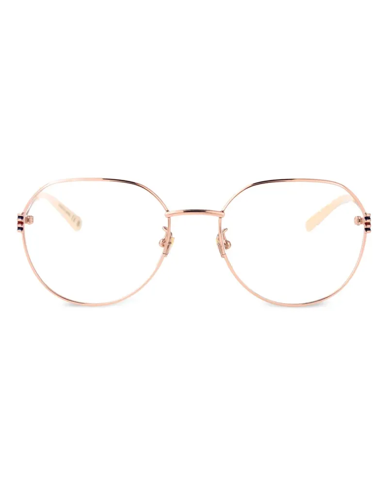 Gucci Brille mit rundem Gestell - Gold Gold