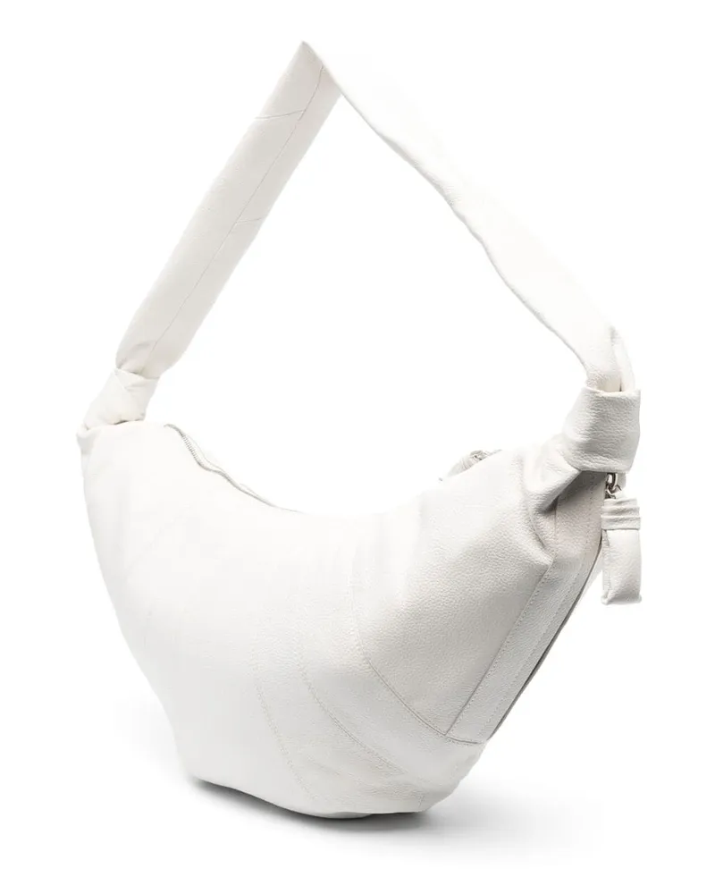 Christophe Lemaire Croissant Schultertasche - Weiß Weiß