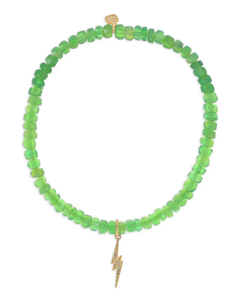 Sydney Evan Armband mit Opal- und Diamantanhänger - Grün Grün