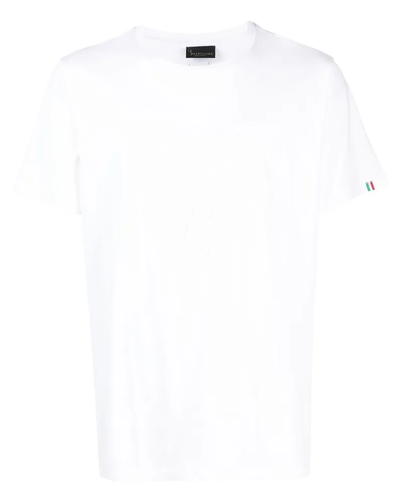 Billionaire Besticktes T-Shirt - Weiß Weiß
