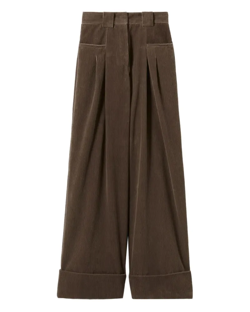 Claudie Pierlot Plissierte Hose - Braun Braun