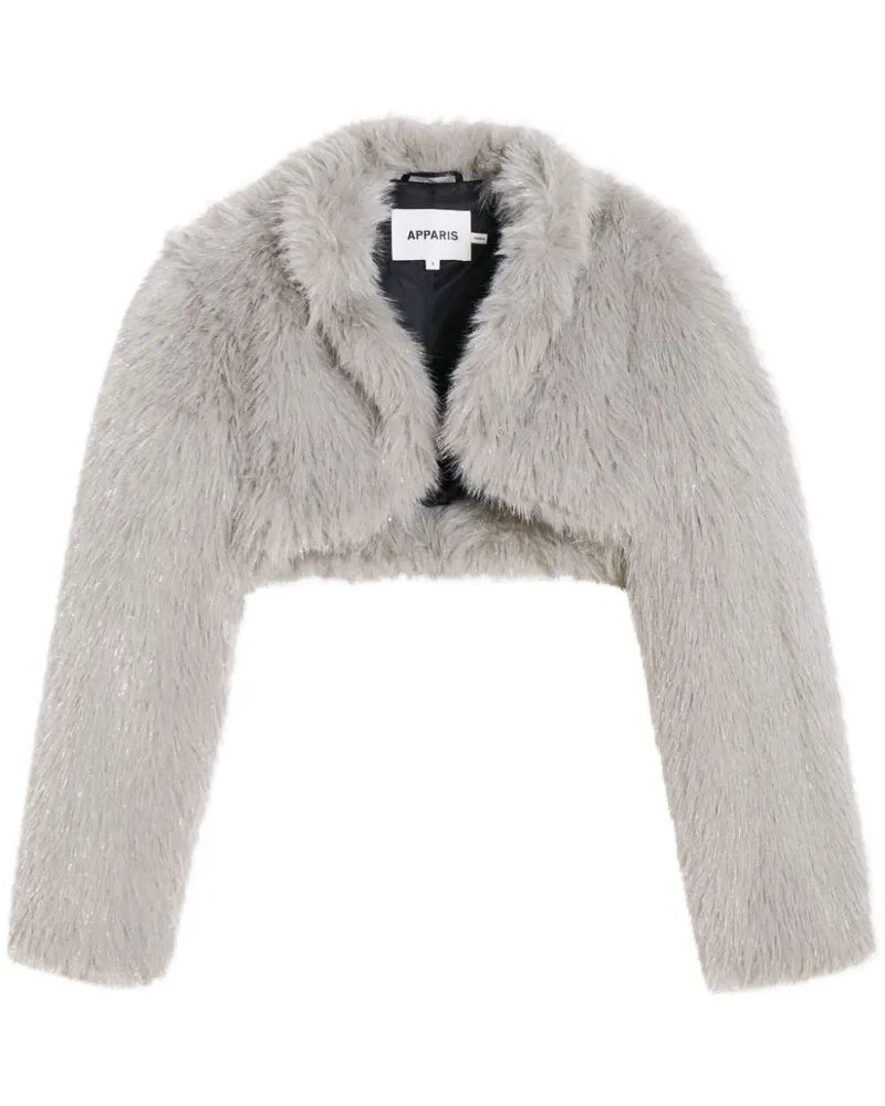 APPARIS Odette Jacke aus Faux Fur - Grau Grau