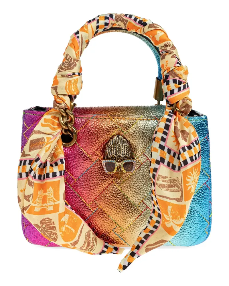 Kurt Geiger mini Square Kensington quilted leather tote bag - Rosa Rosa