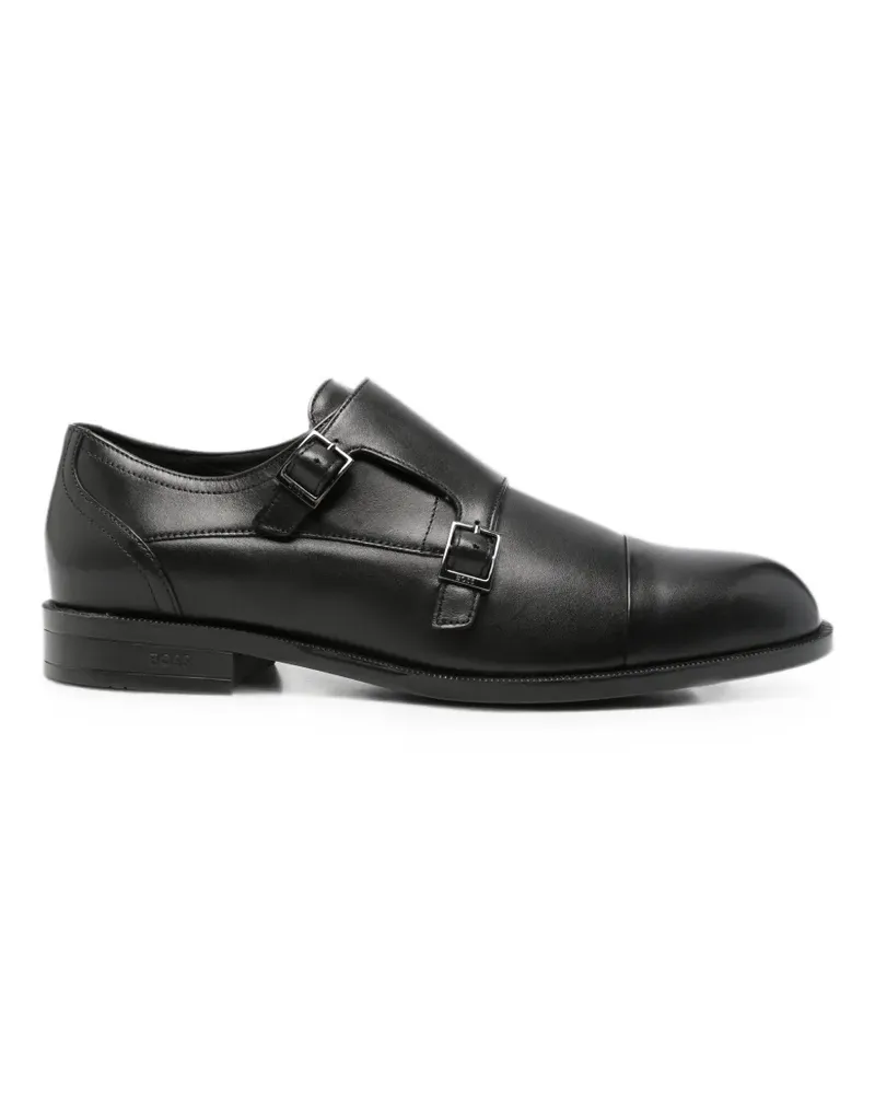 HUGO BOSS Monk-Schuhe mit Doppelriemen - Schwarz Schwarz
