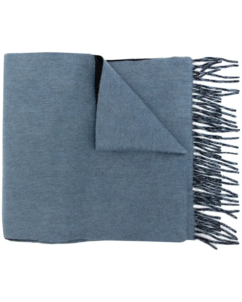 N.Peal Schal aus Kaschmir - Blau Blau