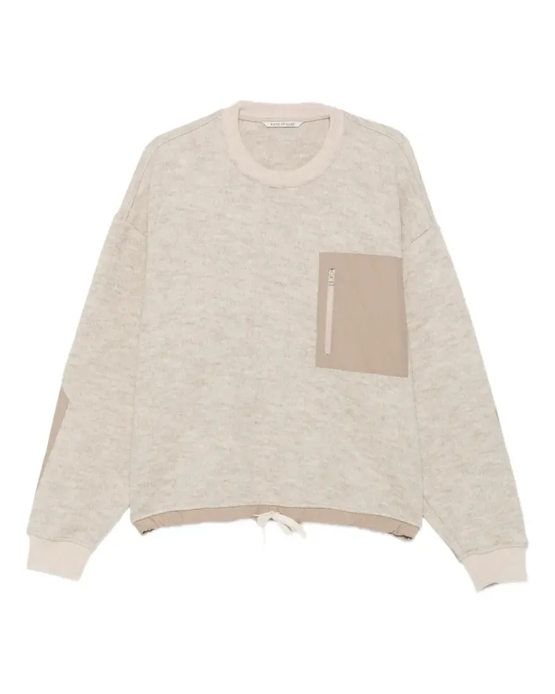 A Kind Of Guise Egoa zip-pocket sweater - Nude Nude