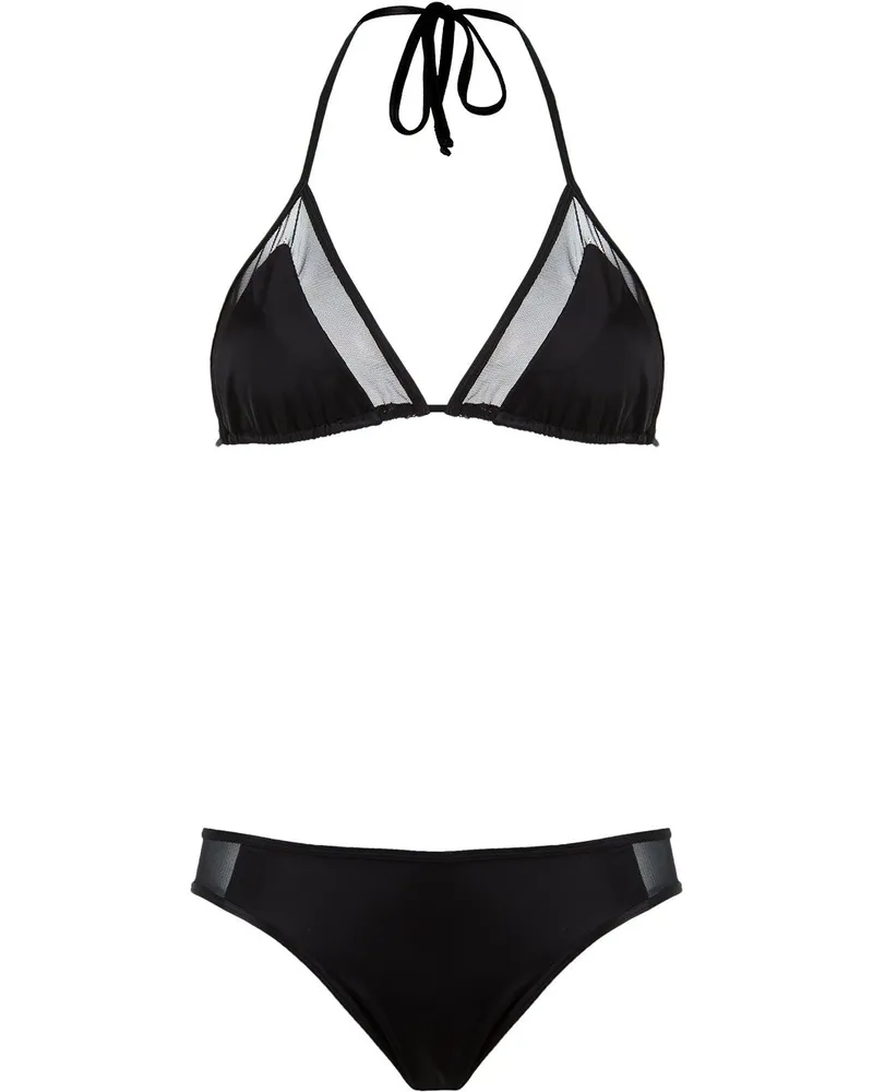 BRIGITTE Triangel-Bikini - Schwarz Schwarz