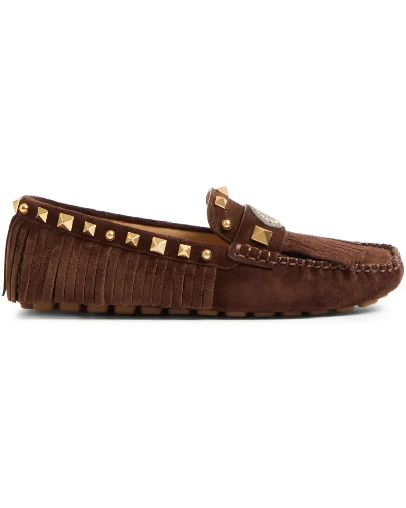 Valentino Garavani Plaster Caster Loafer mit Fransen - Braun Braun