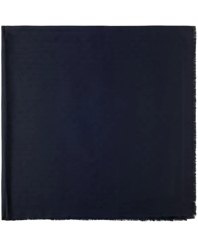 Prada Schal aus geometrischem Jacquard - Blau Blau