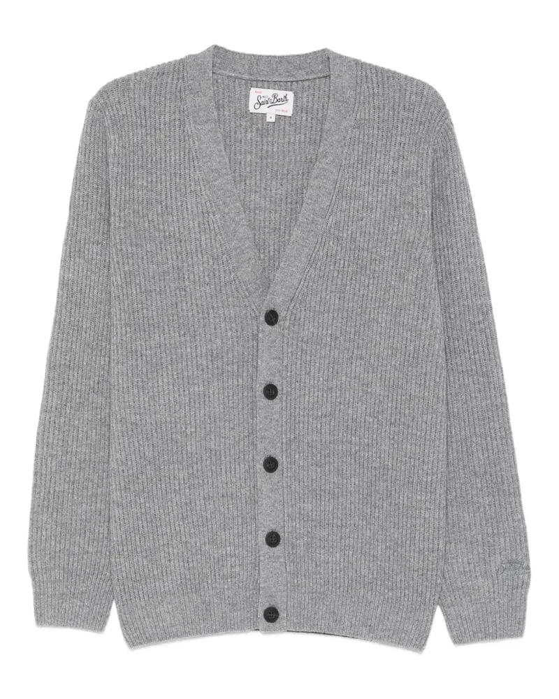 MC2 Saint Barth Herrison ribbed cardigan - Grau Grau