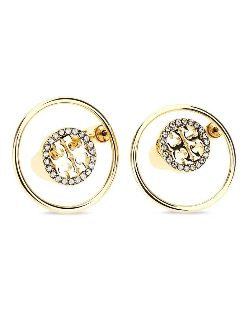 Tory Burch Ohrringe mit Kristallen - Gold Gold