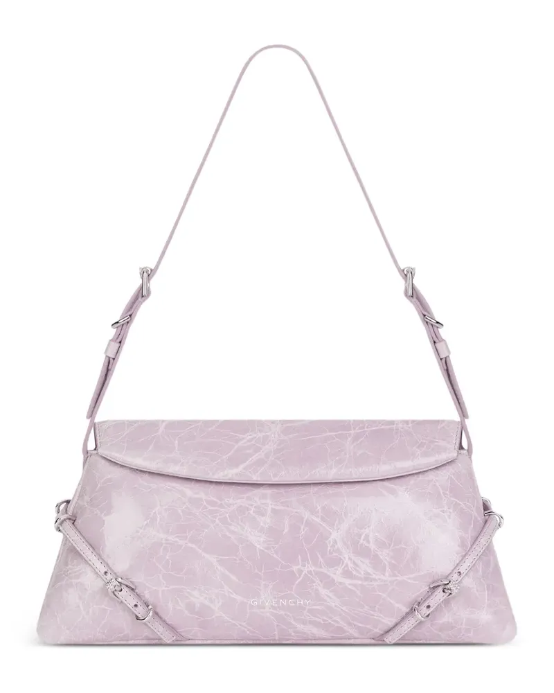 Givenchy Kleine P'tit Voyou Tasche aus Lackleder - Violett Violett