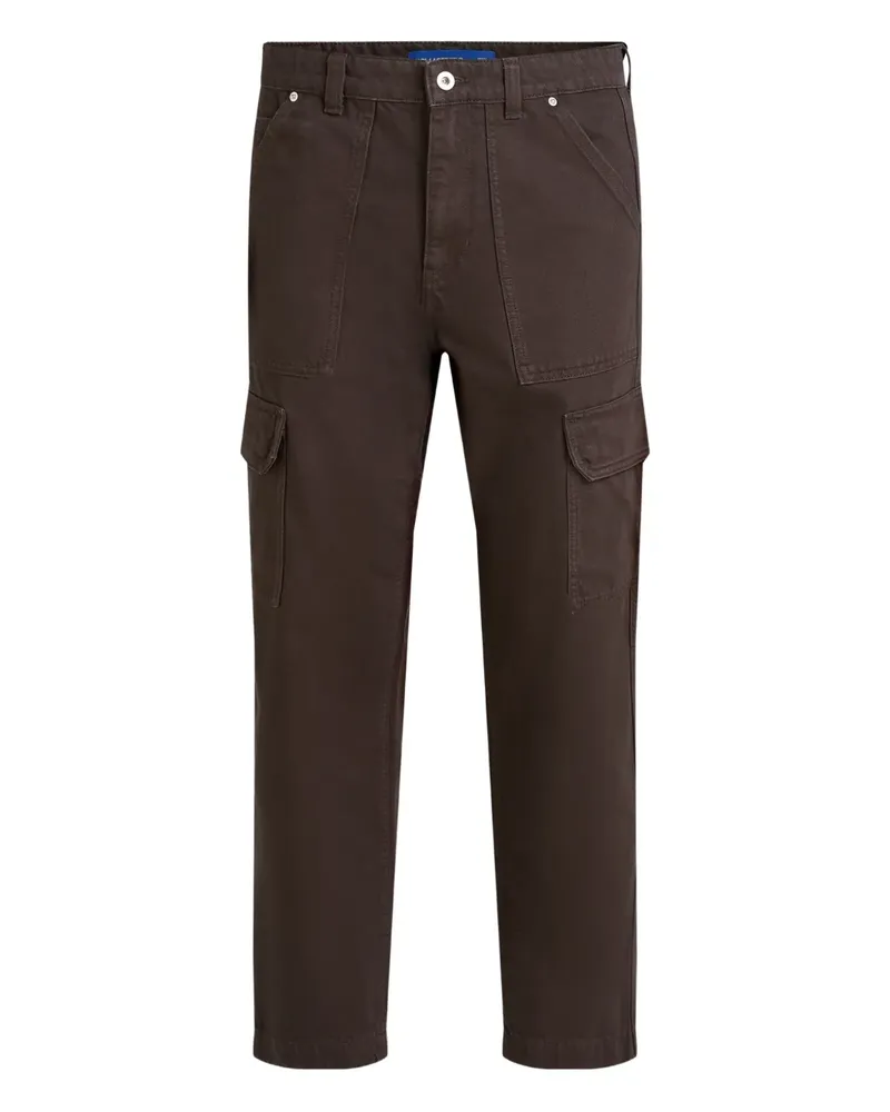 Karl Lagerfeld Hose mit aufgesetzter Tasche - Braun Braun