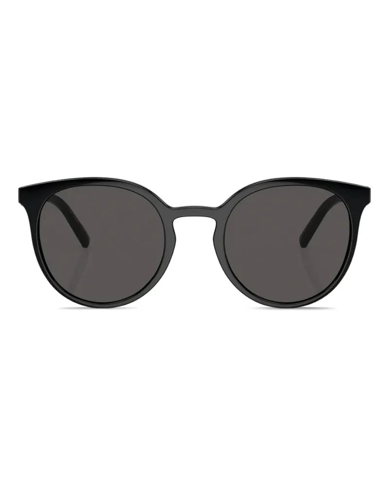 Dolce & Gabbana logo-motif sunglasses - Schwarz Schwarz