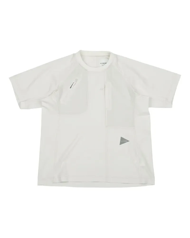 and wander crew-neck T-shirt - Weiß Weiß