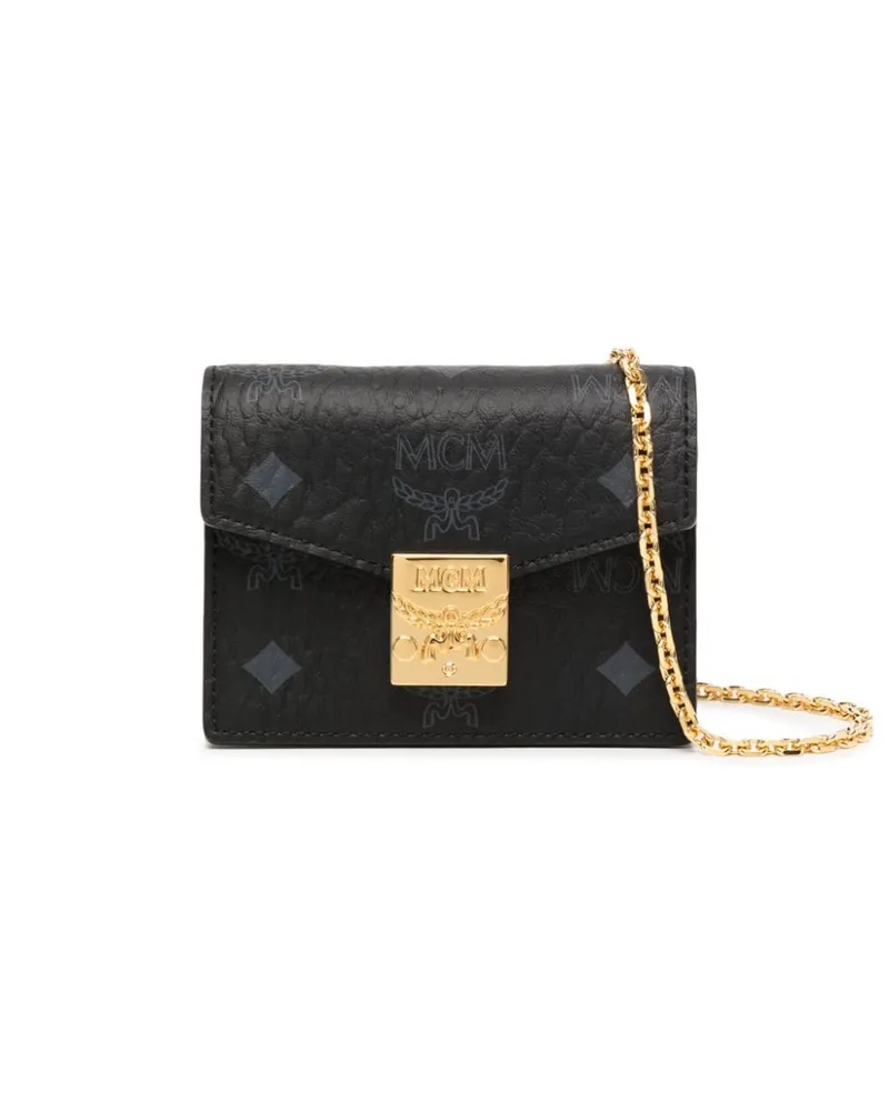 MCM Mini Tracy Kartenetui - Schwarz Schwarz