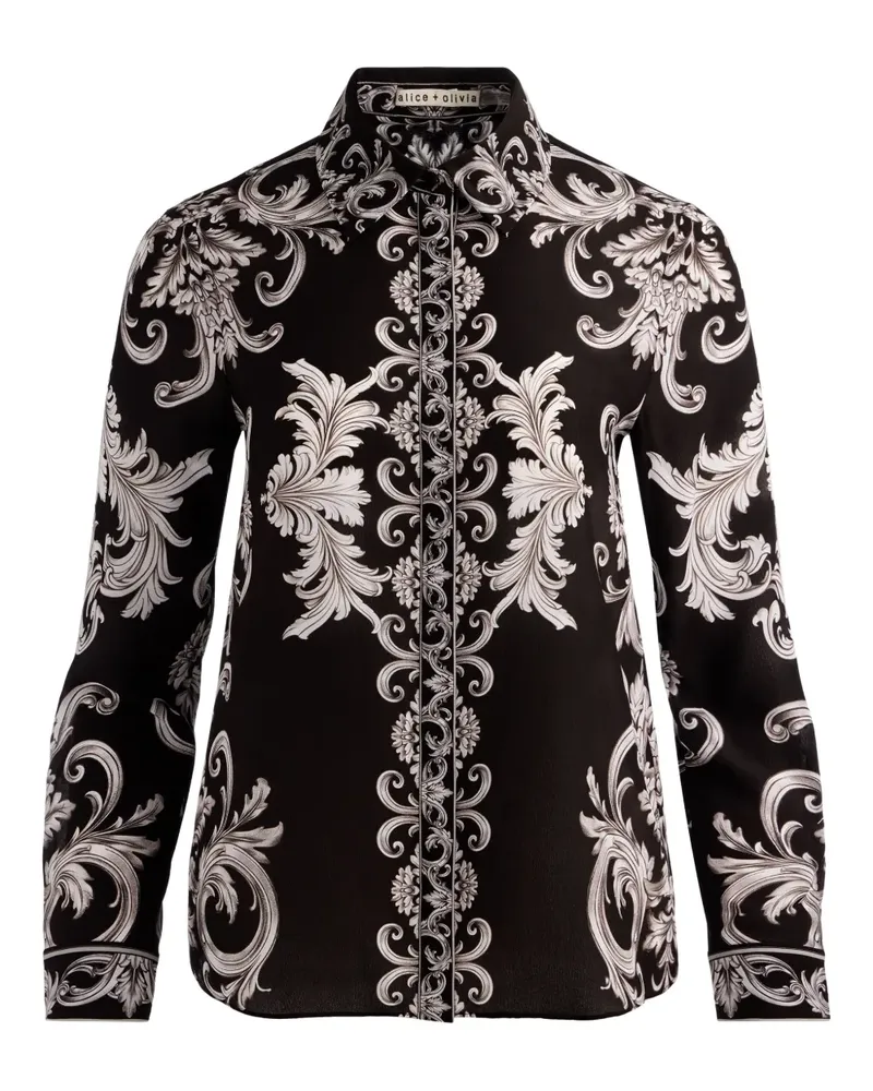 Alice + Olivia Willa Oberteil - Schwarz Schwarz