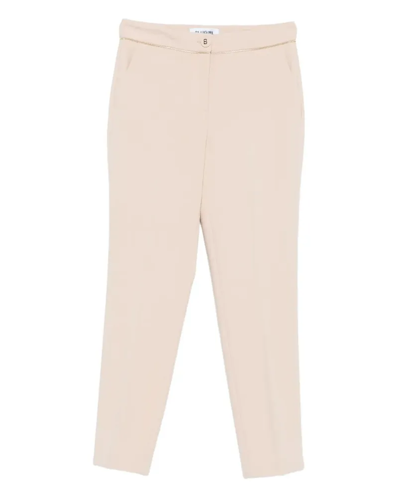Blumarine Hose mit Reißverschlüssen - Nude Nude