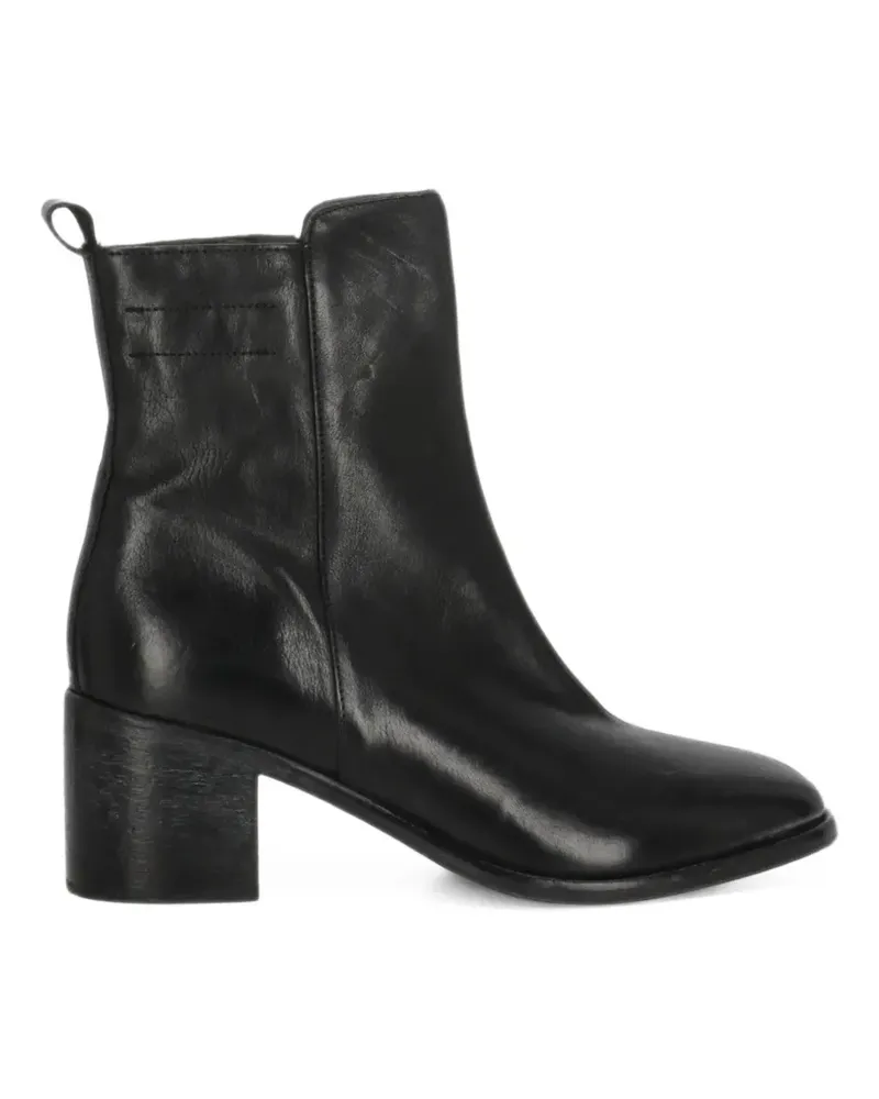 Moma Stiefel mit Reißverschluss - Schwarz Schwarz