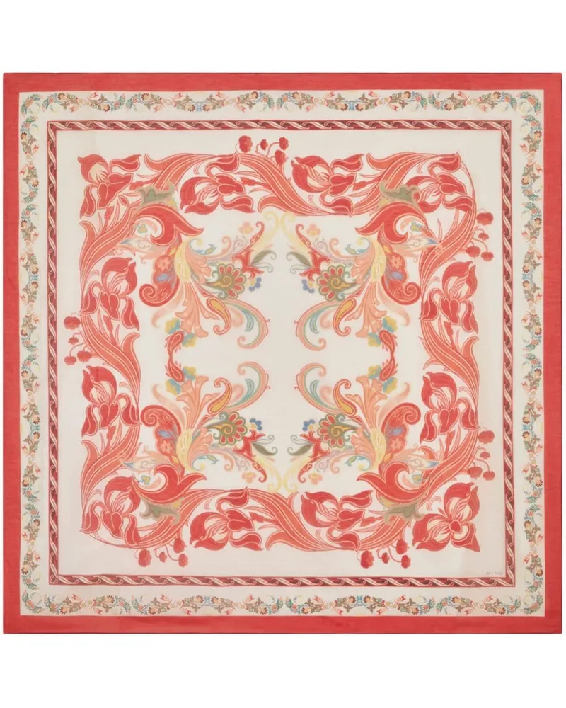 Etro Schal mit Paisley-Print - Nude Nude