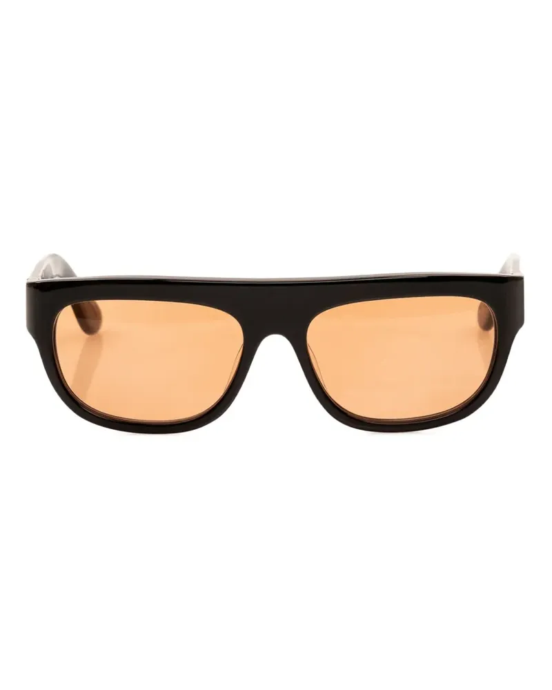 RETROSUPERFUTURE Serioso rectangle-frame sunglasses - Schwarz Schwarz